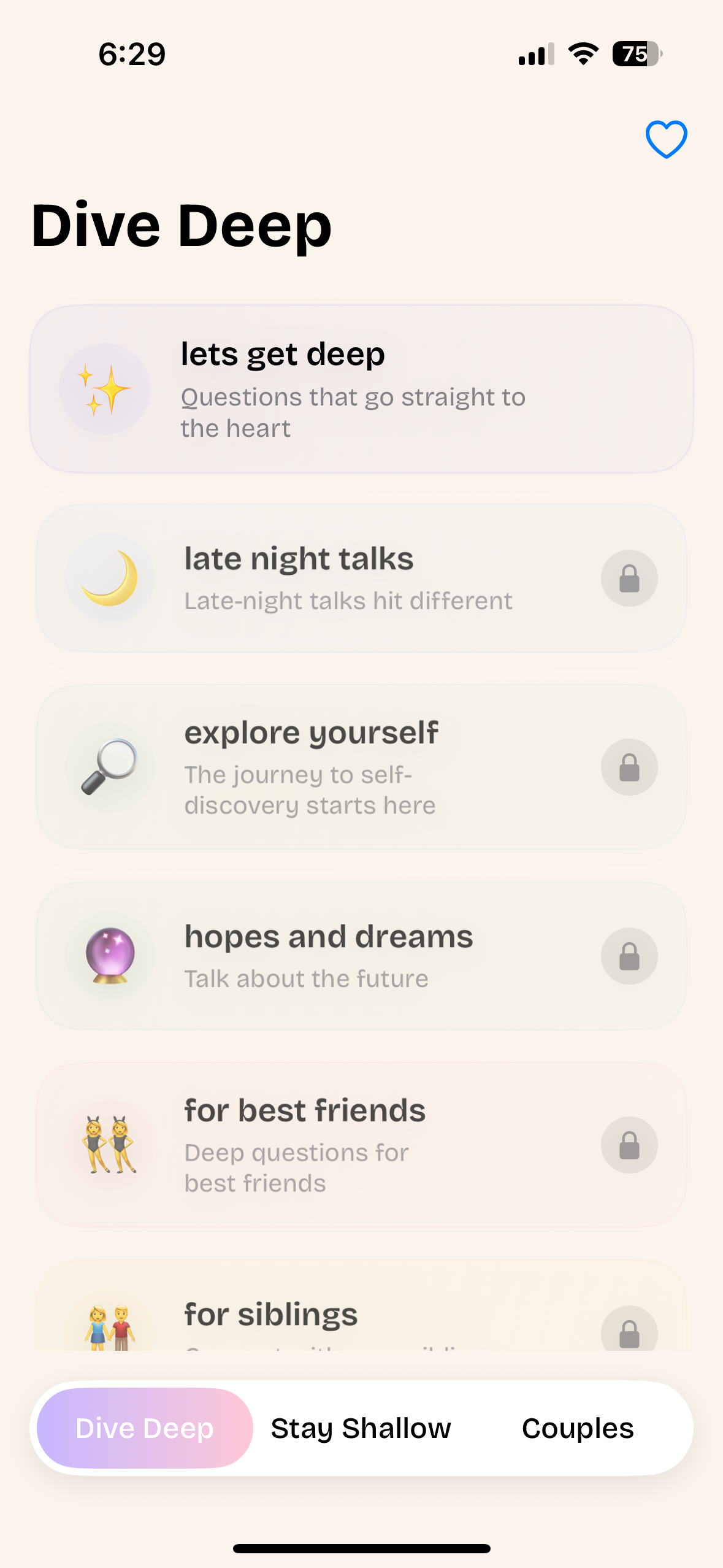 Dive App Screenshot